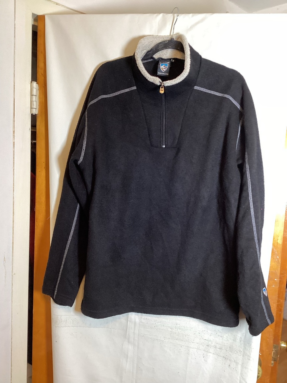 KUHL Alpaca fleece half zip opening SZ XL #outdoor # hiking # fall # cozy